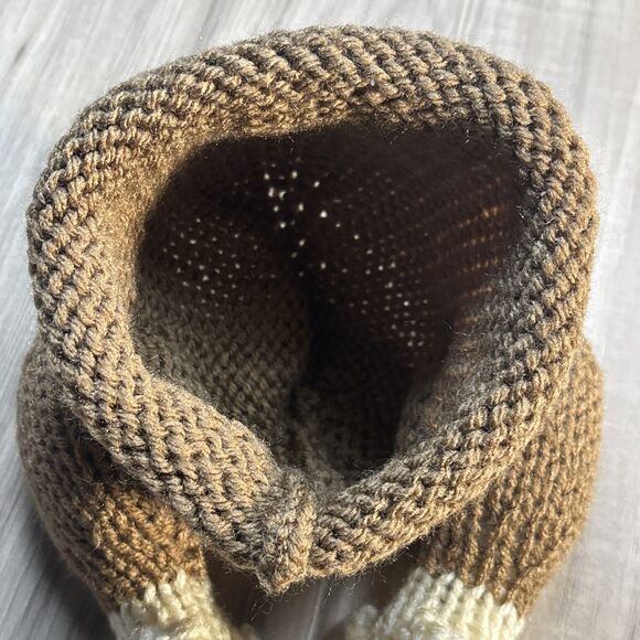 Homemade Knit Novelty Newborn Turkey Hat - Picture 7 of 10